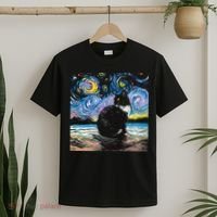 Black Tuxedo Cat Night 2 T-Shirt thumb 2