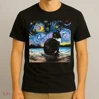Black Tuxedo Cat Night 2 T-Shirt thumb 3