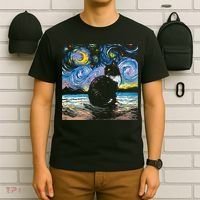 Black Tuxedo Cat Night 2 T-Shirt thumb 6