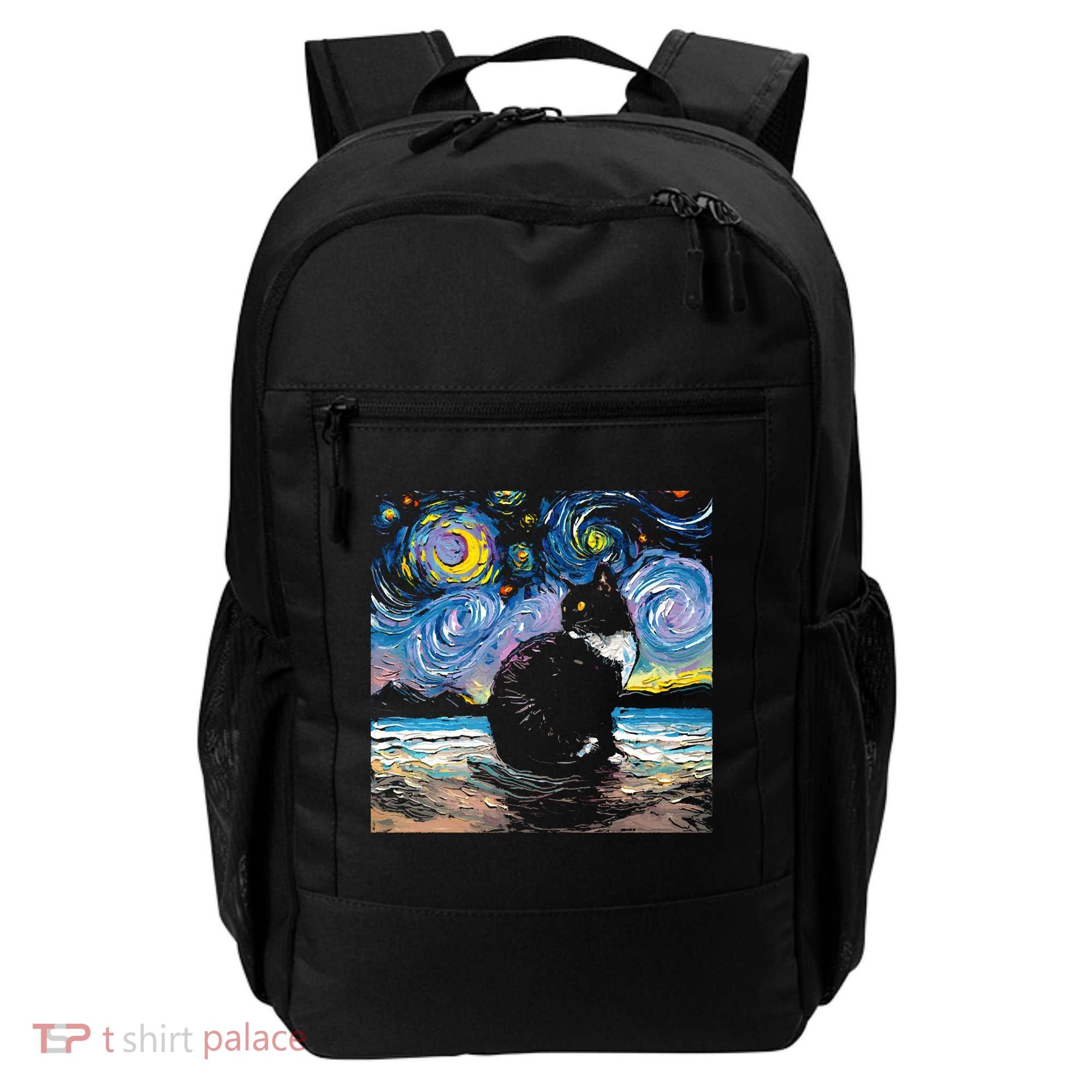 Black Tuxedo Cat Night 2 Backpack