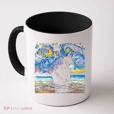 Black Tuxedo Cat Night 2 Coffee Mug