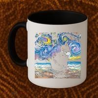 Black Tuxedo Cat Night 2 Coffee Mug thumb 2