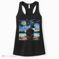 Black Tuxedo Cat Night 2 Women's Tank Top thumb 0