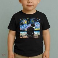 Black Tuxedo Cat Night 2 Toddler T-Shirt thumb 2