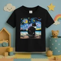 Black Tuxedo Cat Night 2 Toddler T-Shirt thumb 3