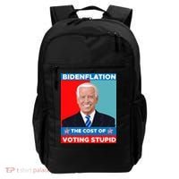 Bidenflation The Cost Of Voting Stupid Funny Joe Biden Backpack thumb 0