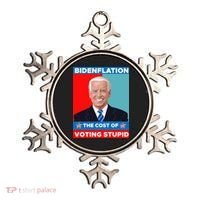 Bidenflation The Cost Of Voting Stupid Funny Joe Biden Ornament thumb 0