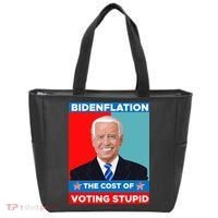 Bidenflation The Cost Of Voting Stupid Funny Joe Biden Tote Bag thumb 0