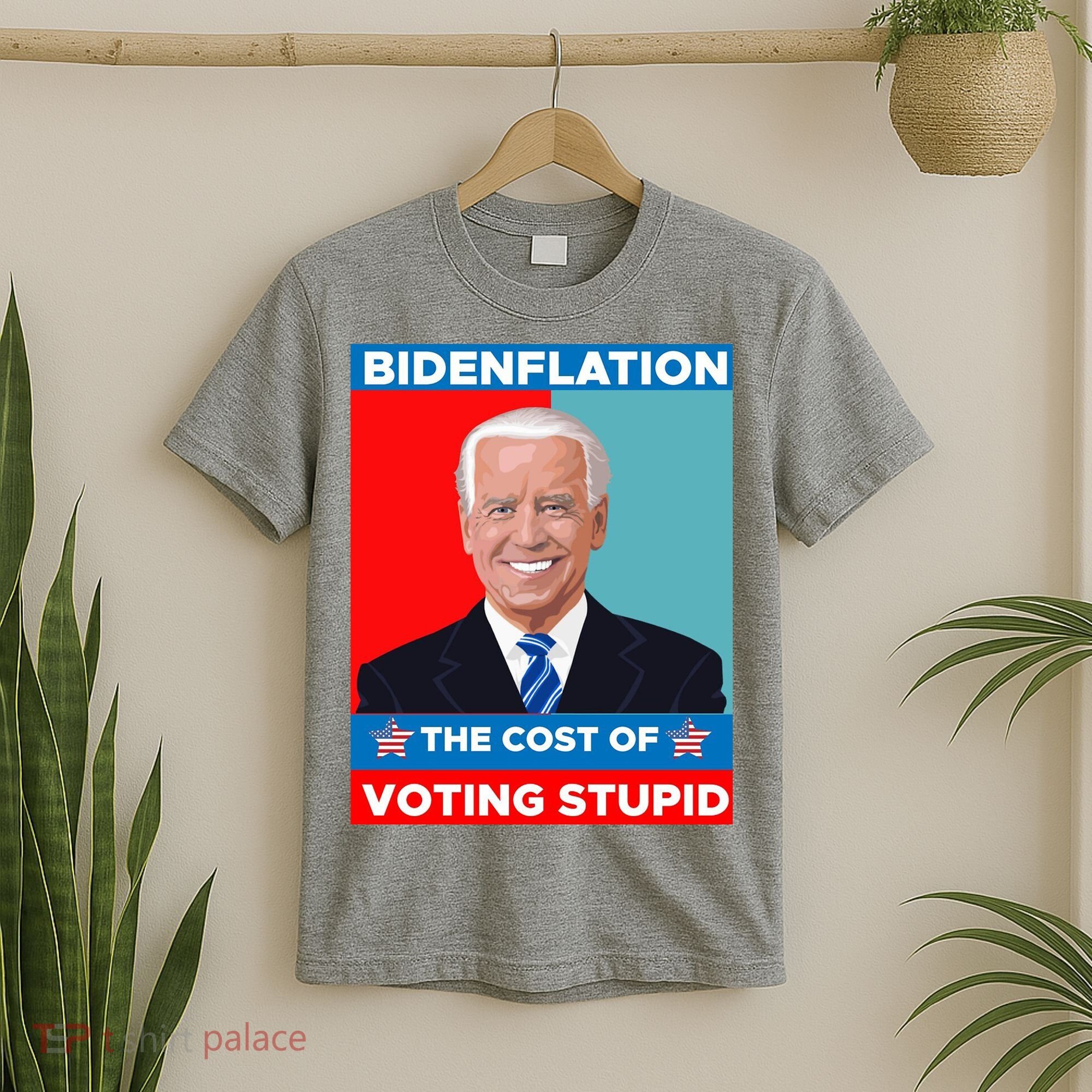 Bidenflation The Cost Of Voting Stupid Funny Joe Biden T-Shirt