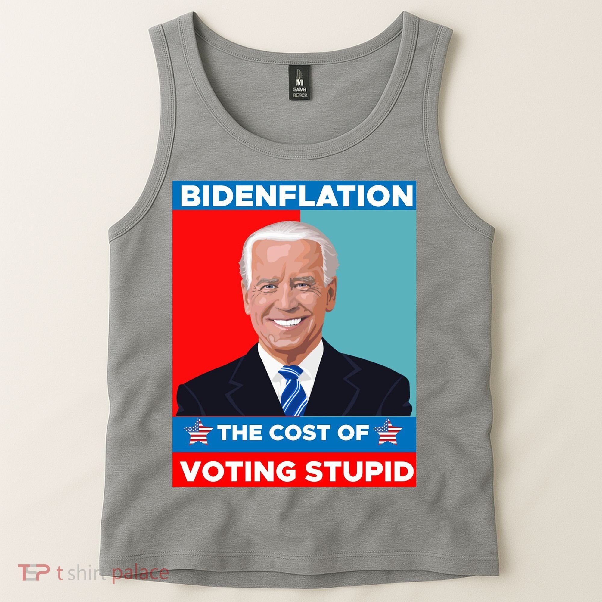 Bidenflation The Cost Of Voting Stupid Funny Joe Biden Tank Top