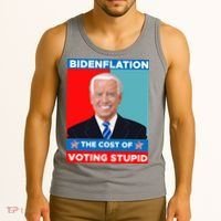 Bidenflation The Cost Of Voting Stupid Funny Joe Biden Tank Top thumb 3