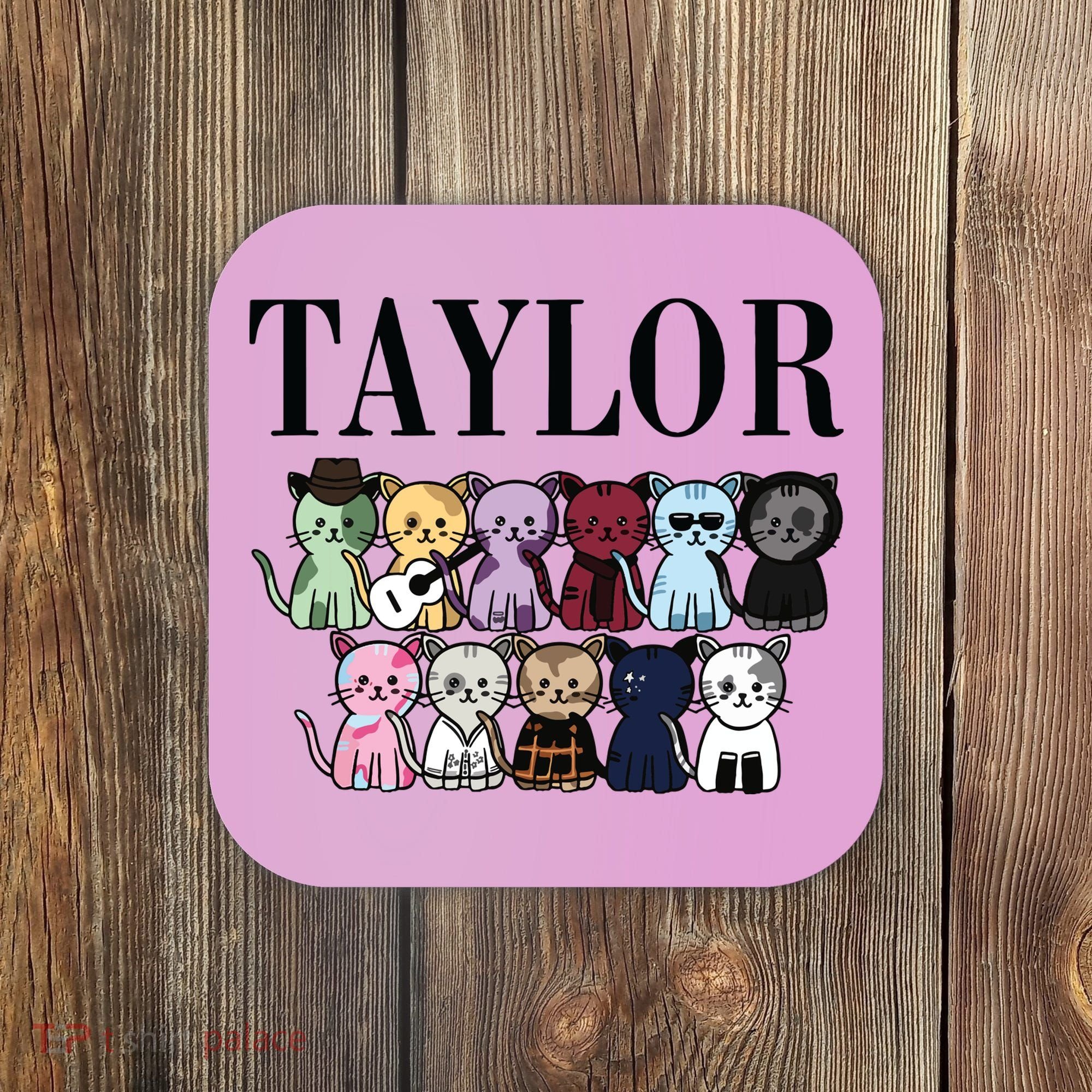 Birthday Taylor Cat Lover Coaster