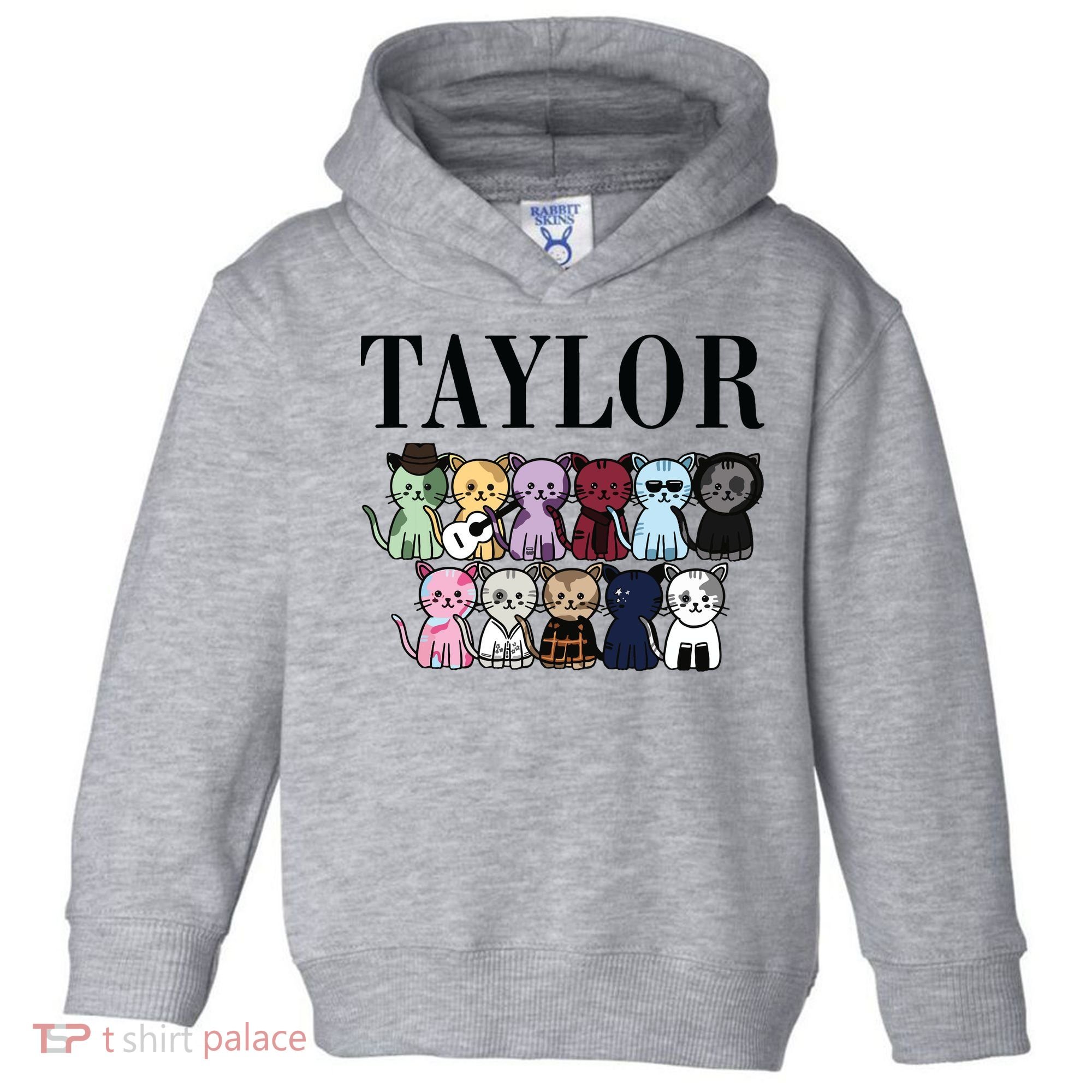 Birthday Taylor Cat Lover Toddler Hoodie