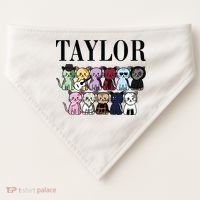 Birthday Taylor Cat Lover USA-Made Doggie Bandana thumb 0