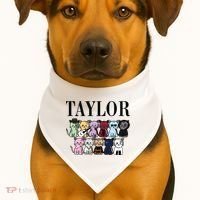 Birthday Taylor Cat Lover USA-Made Doggie Bandana thumb 1