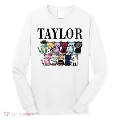 Birthday Taylor Cat Lover Long Sleeve Shirt
