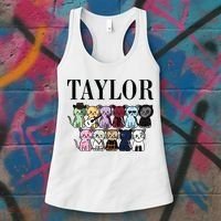 Birthday Taylor Cat Lover Women's Tank Top thumb 3