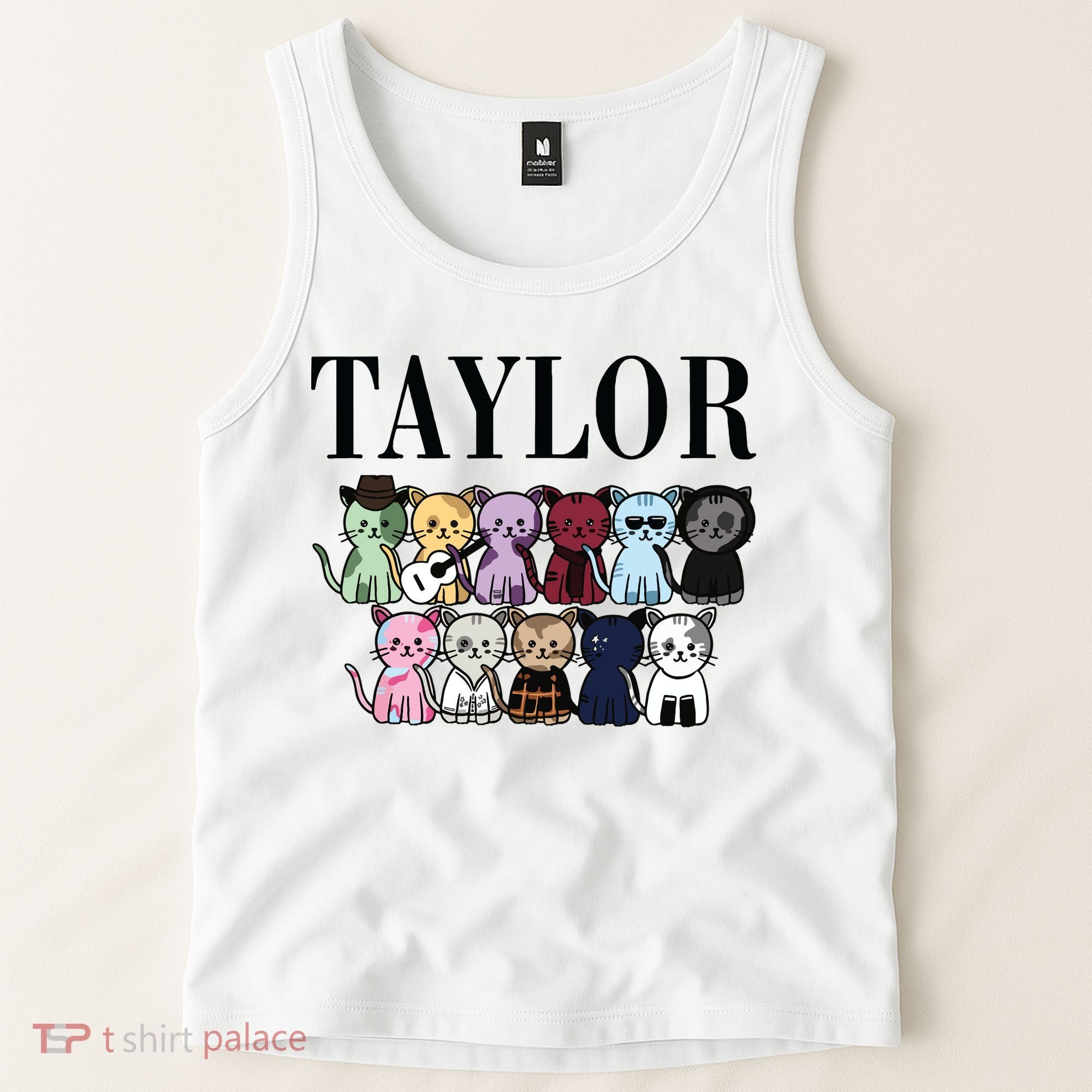 Birthday Taylor Cat Lover Tank Top
