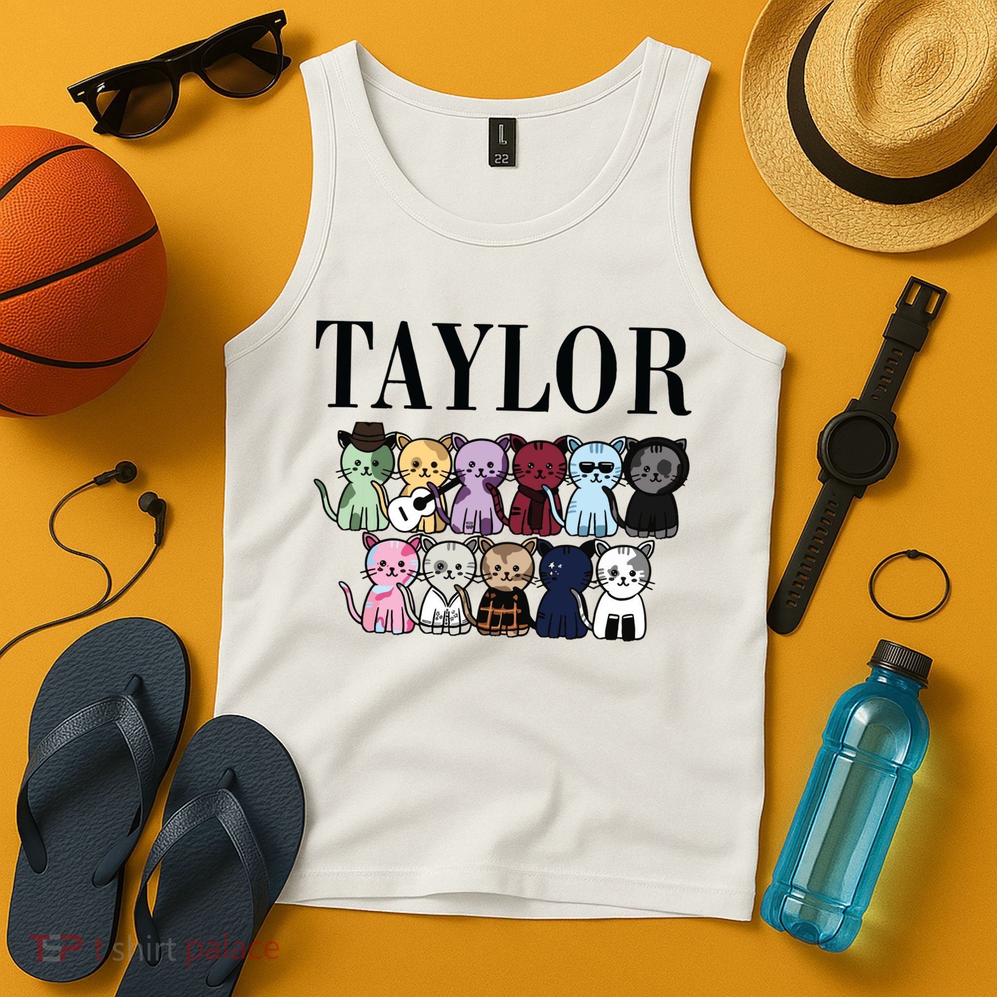 Birthday Taylor Cat Lover Tank Top