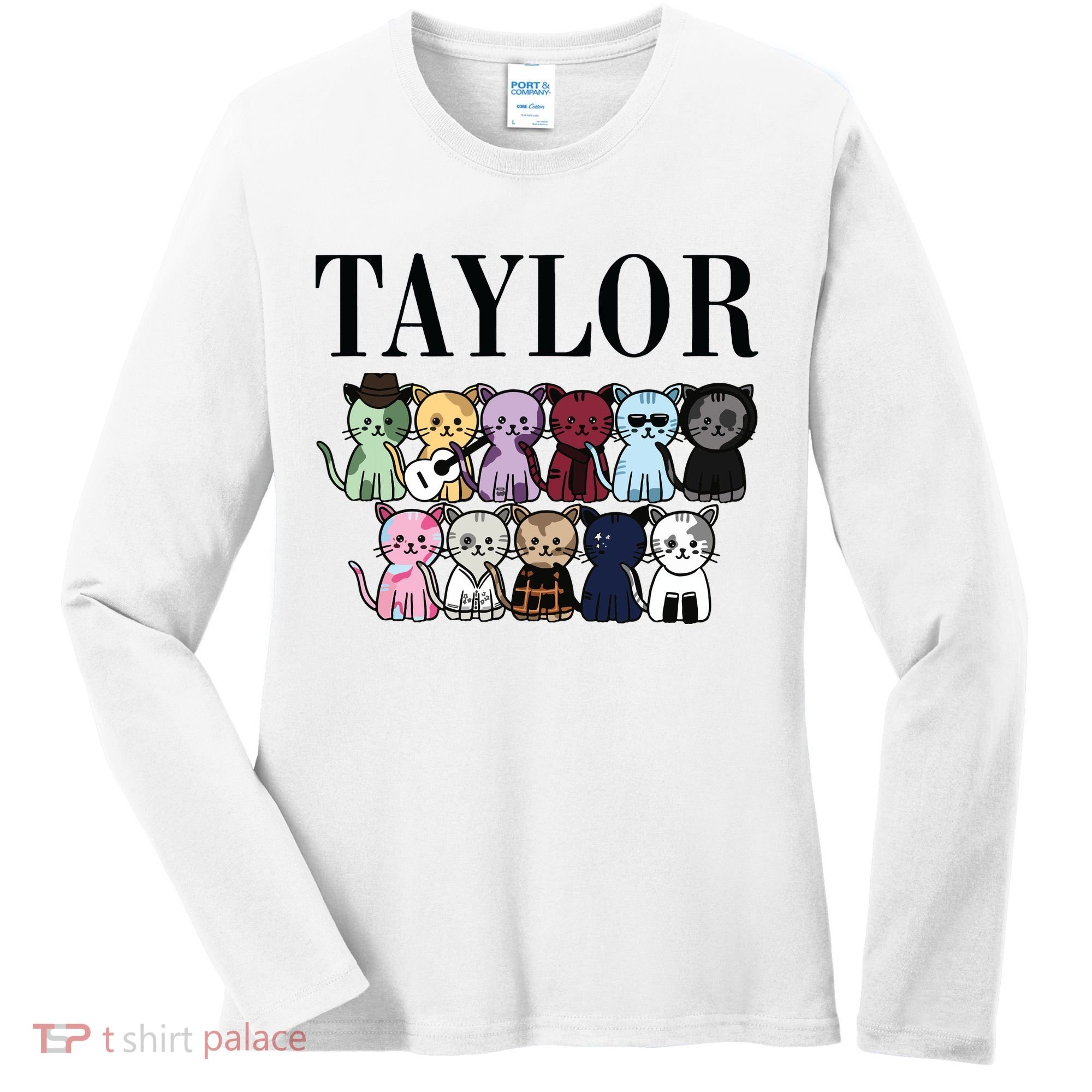 Birthday Taylor Cat Lover Women's Long Sleeve Shirt