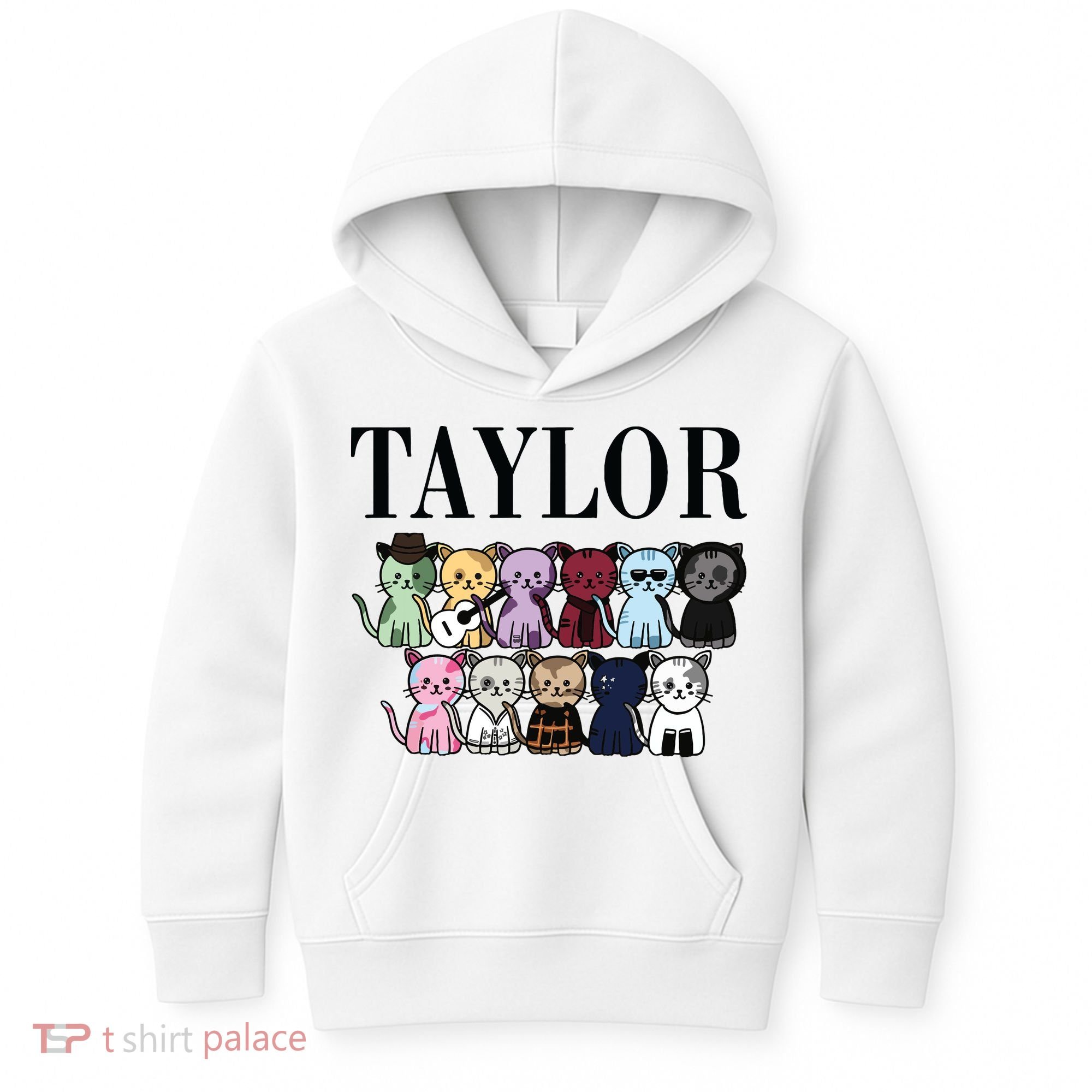 Birthday Taylor Cat Lover Kids Hoodie