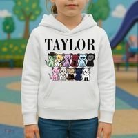 Birthday Taylor Cat Lover Kids Hoodie thumb 3