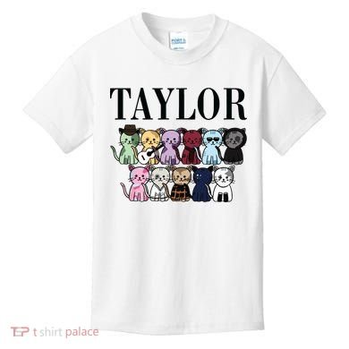 Birthday Taylor Cat Lover Kids T-Shirt