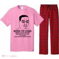 Born To Chud World Is A Psyop Seethe & Cope 1989 Pajama Set thumb 0