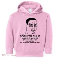 Born To Chud World Is A Psyop Seethe & Cope 1989 Toddler Hoodie thumb 0