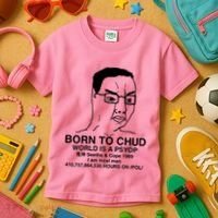 Born To Chud World Is A Psyop Seethe & Cope 1989 Kids T-Shirt thumb 3
