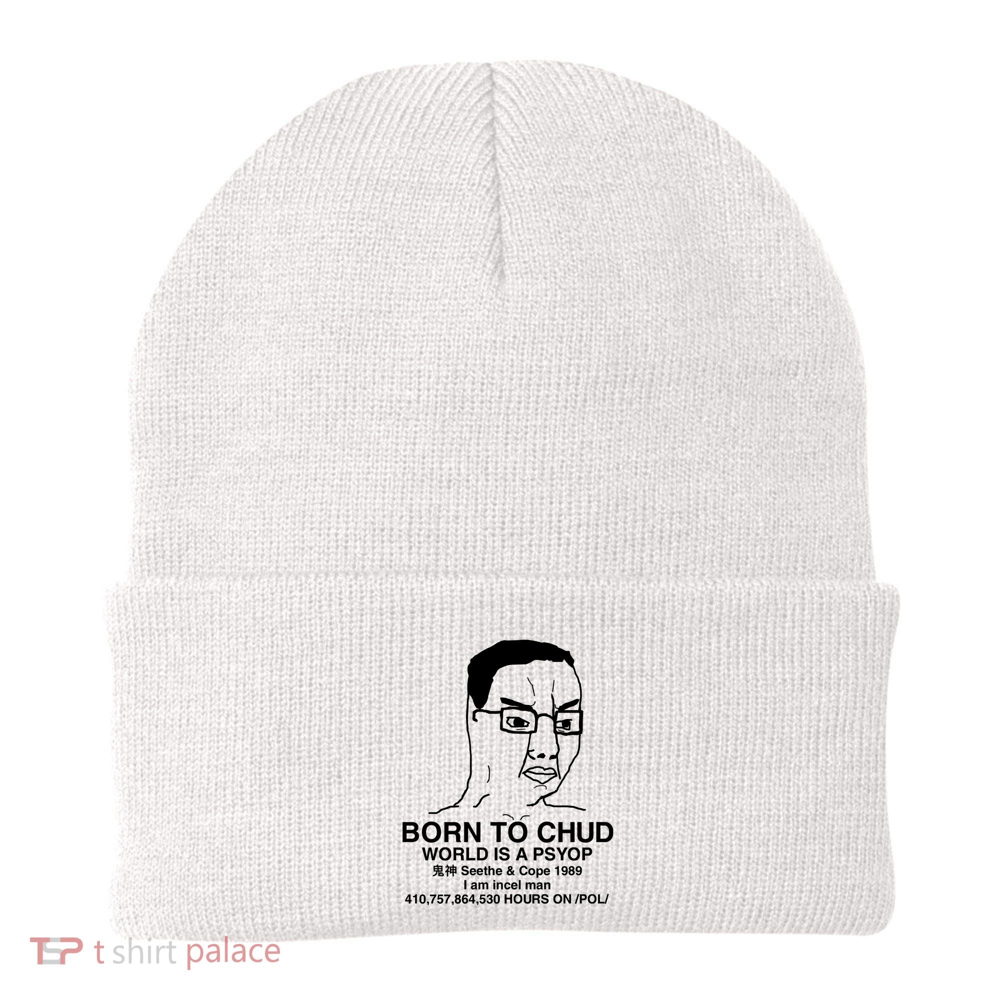 Born To Chud World Is A Psyop Seethe & Cope 1989 Beanie