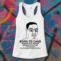 Born To Chud World Is A Psyop Seethe & Cope 1989 Women's Tank Top thumb 3