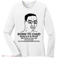 Born To Chud World Is A Psyop Seethe & Cope 1989 Women's Long Sleeve Shirt thumb 0