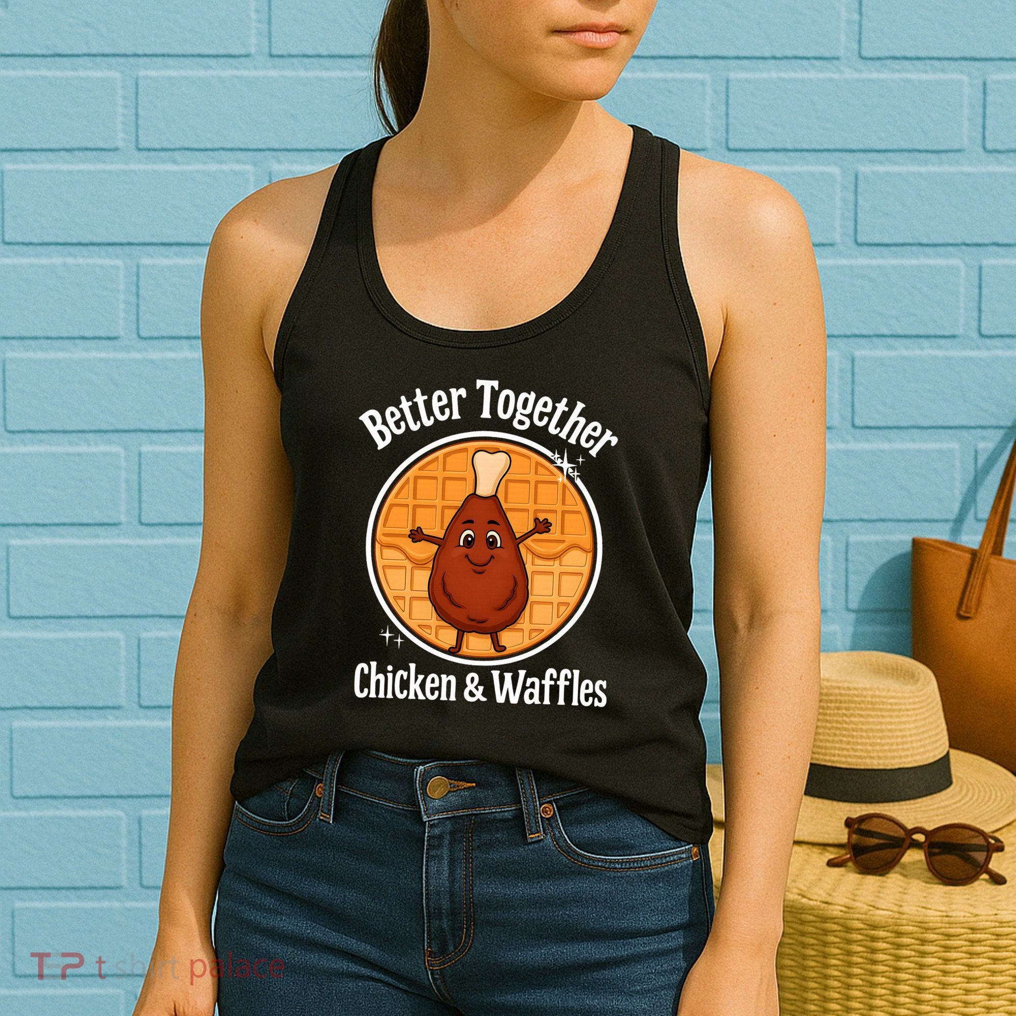 Better Together Chicken And Waffles Women's Tank Top