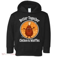 Better Together Chicken And Waffles Toddler Hoodie thumb 0