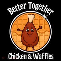 Better Together Chicken And Waffles Toddler Hoodie thumb 2