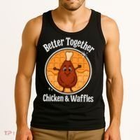 Better Together Chicken And Waffles Tank Top thumb 3