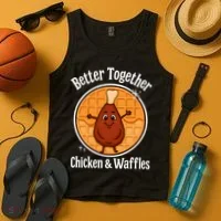 Better Together Chicken And Waffles Tank Top thumb 4