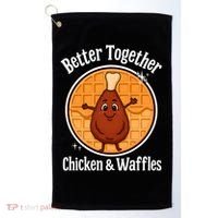 Better Together Chicken And Waffles Golf Towel thumb 0