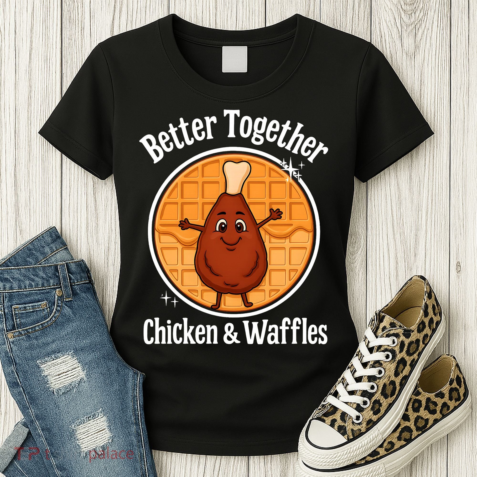 Better Together Chicken And Waffles Women's T-Shirt