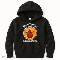 Better Together Chicken And Waffles Kids Hoodie thumb 0