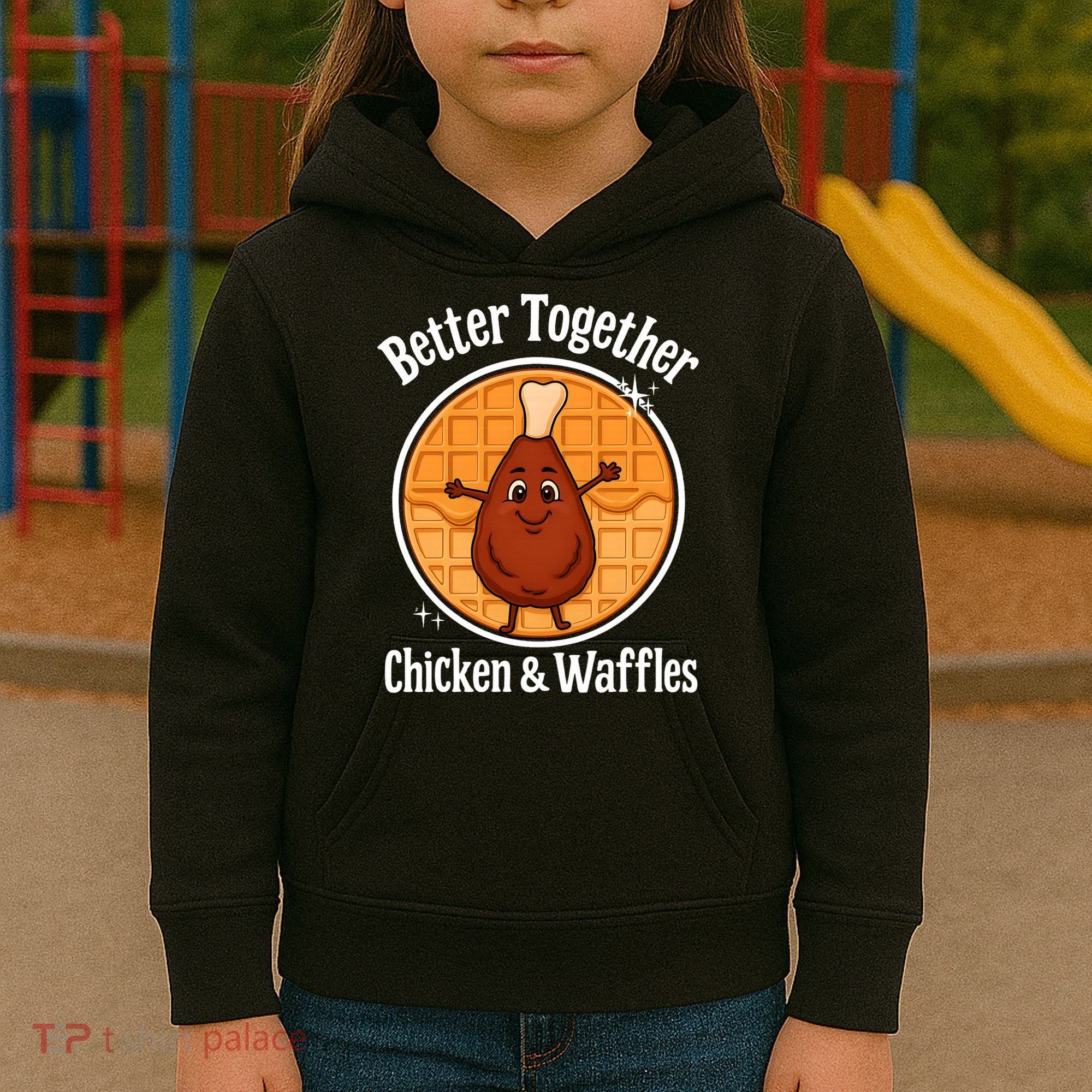 Better Together Chicken And Waffles Kids Hoodie