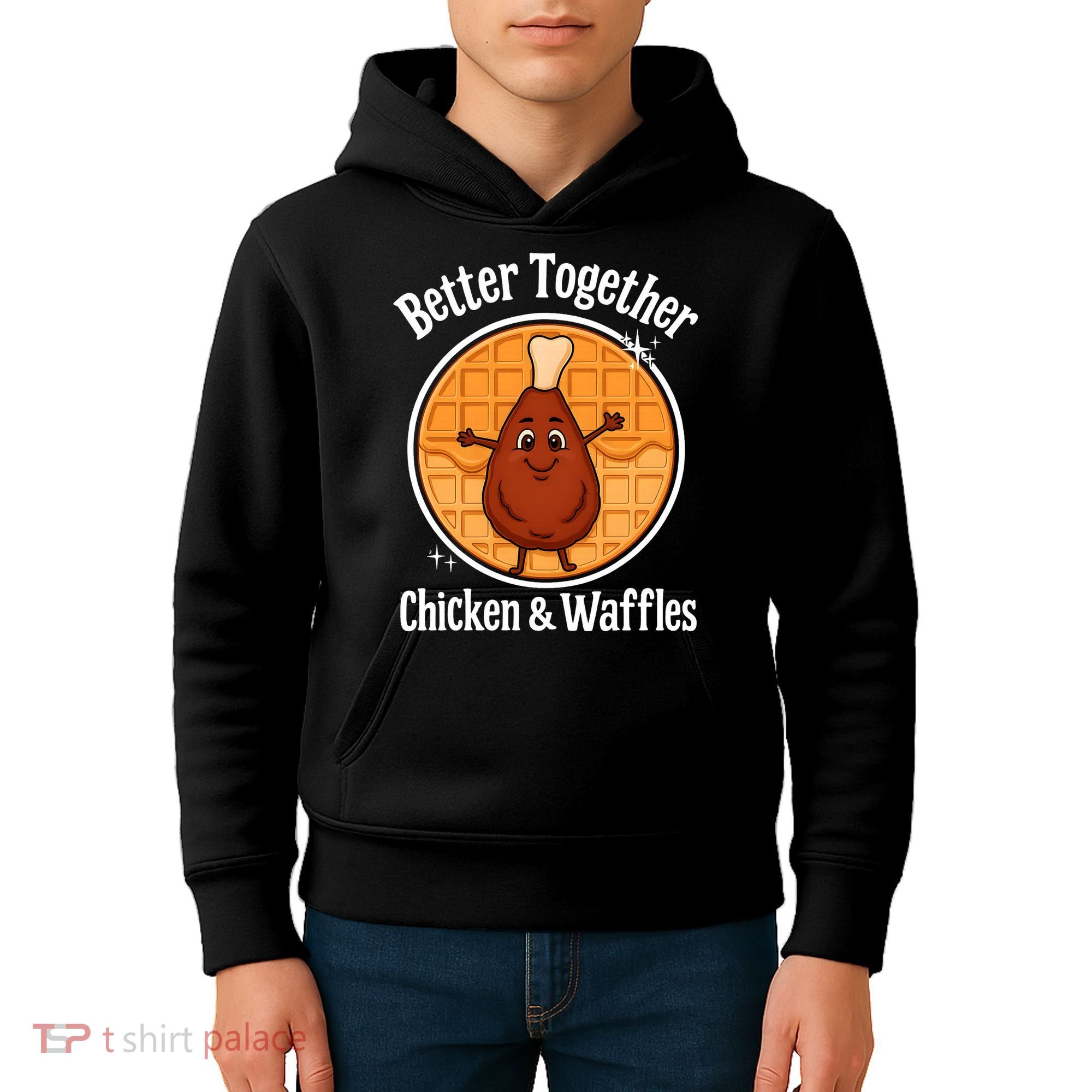 Better Together Chicken And Waffles Kids Hoodie