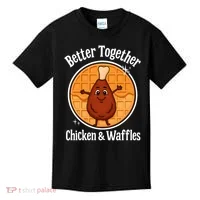 Better Together Chicken And Waffles Kids T-Shirt thumb 0