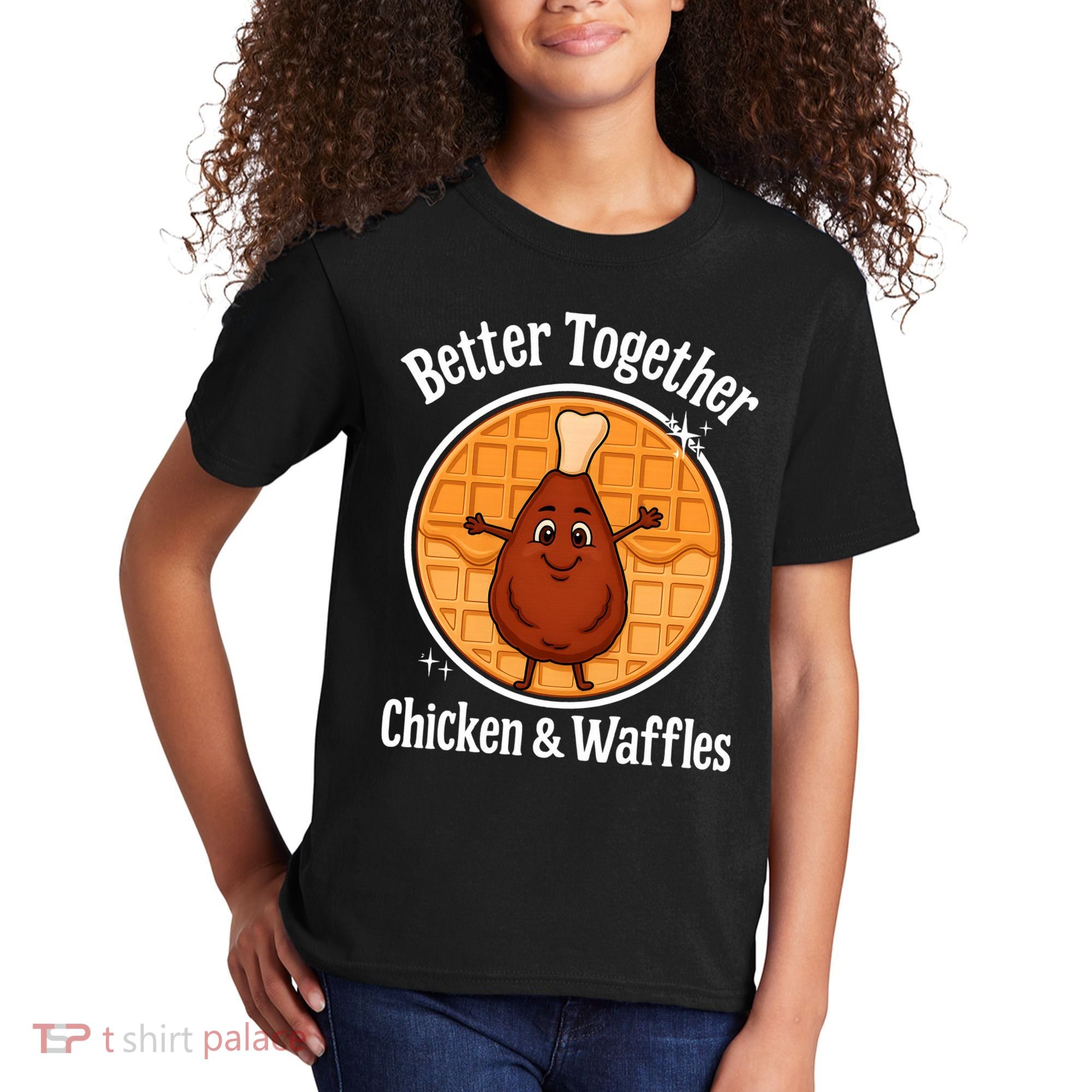 Better Together Chicken And Waffles Kids T-Shirt