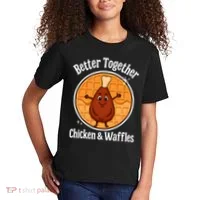 Better Together Chicken And Waffles Kids T-Shirt thumb 2