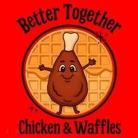 Better Together Chicken And Waffles Santa Hat thumb 1