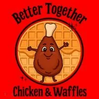 Better Together Chicken And Waffles Santa Hat thumb 1