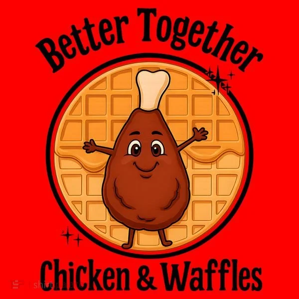 Better Together Chicken And Waffles Santa Hat