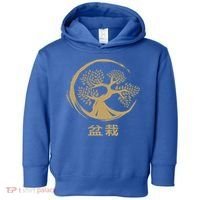 Bonsai Tree Circle Japanese Art Meditation Yoga Buddhist Gift Toddler Hoodie thumb 0